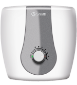 AO Smith Finesse 15 Litre 5 Star Vertical Storage Geyser with Blue Diamond Technology (White)