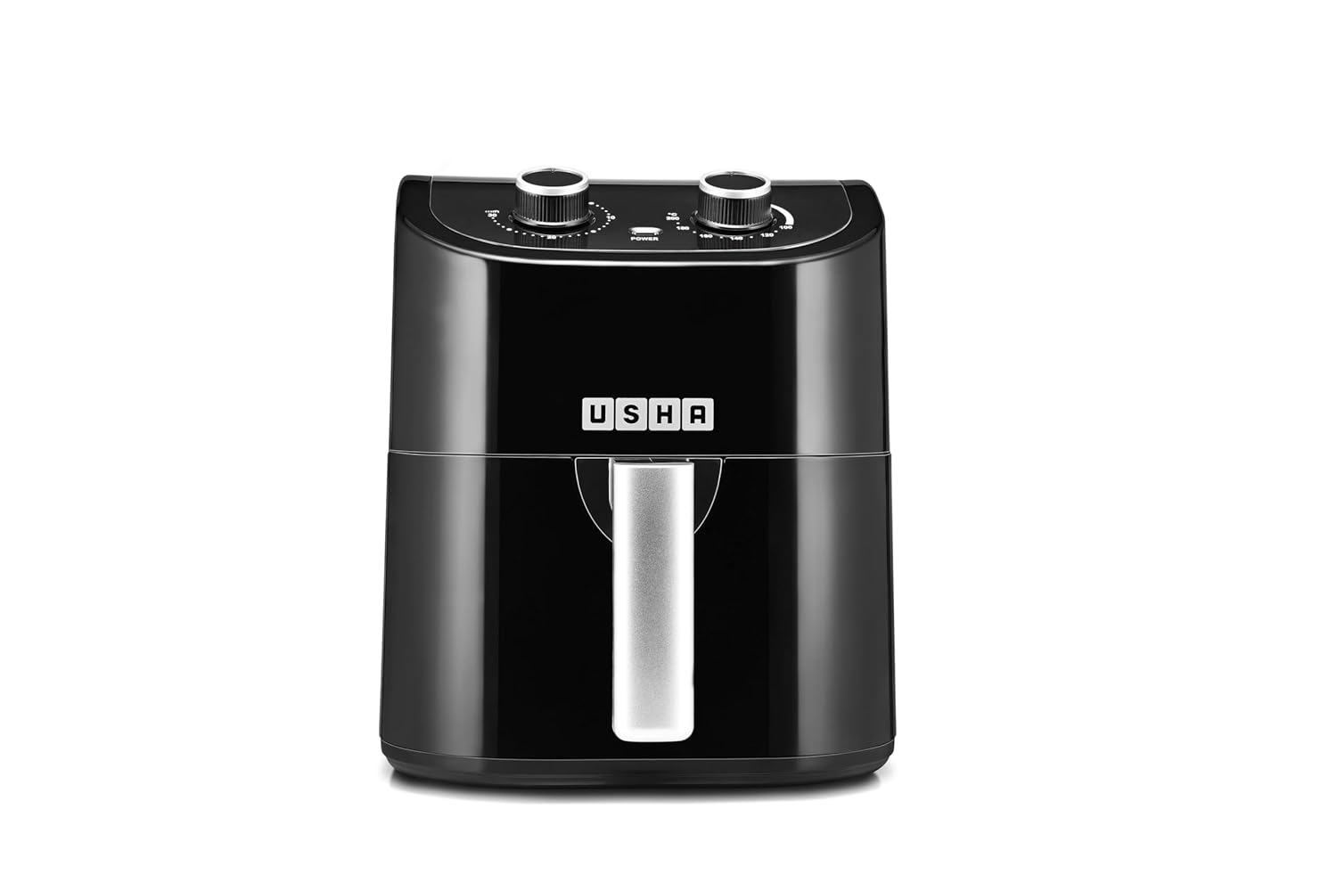 1 USHA Ichef Air Fryer 4.5L, 10 In 1 Functions: Air Frying, Baking, Roasting, Grilling, Thawing, Slow, Toasting And Air Drying |Turbo Air Circulation|Oil Free Cooking (Black), 1350 Watts - Image 1