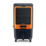 Orient Electric Ultimo 50L Desert Air Cooler with Densenest Honeycomb pads, Ice chamber & High Air Delivery | Desert Cooler for home (Grey and Orange)