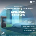 Orient Electric Tornado 88L Desert Air Cooler for home | Densenest Honeycomb Pads | Fully Collapsible Louvers, Inverter Compatible | High Air Delivery | 1 Year Warranty by Orient | Dark Grey - Image 2