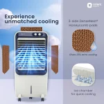 Orient Electric Knight 70L Desert Air Cooler with Densenest Honeycomb pads, Ice chamber, Dust Filter & High Air Delivery | Desert Cooler for home (Grey) - Image 4