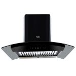 Whirlpool 90cm 1200 m3/hr Autoclean Baffle Filter Kitchen Chimney with 10 Years Warranty on Motor and 5 Years Comprehensive | CG 901 HAC HOOD | Touch Control with Gesture Control | Black