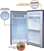 GEM 91 L 1 Star Direct Cool Single Door Mini Refrigerator (2024 Model,GRDN-120HSTP, Hairline Silver) - Image 3