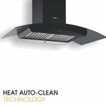Whirlpool 90cm 1200 m3/hr Autoclean Baffle Filter Kitchen Chimney with 10 Years Warranty on Motor and 5 Years Comprehensive | CG 901 HAC HOOD | Touch Control with Gesture Control | Black - Image 6