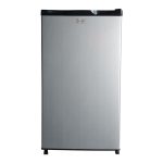 GEM 91 L 1 Star Direct Cool Single Door Mini Refrigerator (2024 Model,GRDN-120HSTP, Hairline Silver)