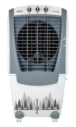 USHA Striker 70SD1 Desert Air Cooler for Home with Powerful Airflow, 3-Side Honeycomb Pads, 11m Air Throw & Inverter Compatibility (70L, White)