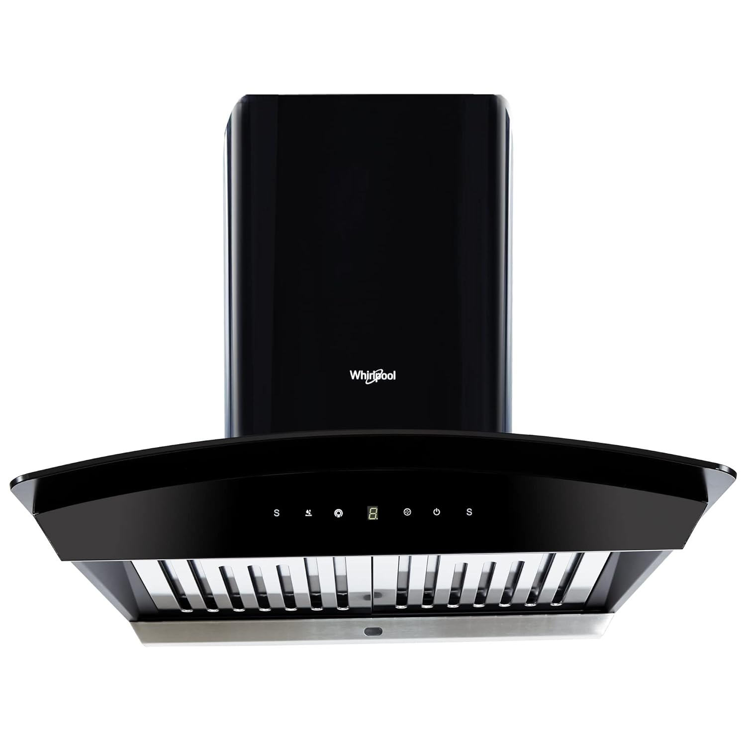 3 Whirlpool 60cm 1200 m3/hr Autoclean Baffle Filter Kitchen Chimney with 10 Years Warranty on Motor and 5 Years Comprehensive | CG 601 HAC HOOD | Touch Control with Gesture Control | Black - Image 1