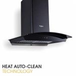 Whirlpool 60cm 1200 m3/hr Autoclean Baffle Filter Kitchen Chimney with 10 Years Warranty on Motor and 5 Years Comprehensive | CG 601 HAC HOOD | Touch Control with Gesture Control | Black - Image 6