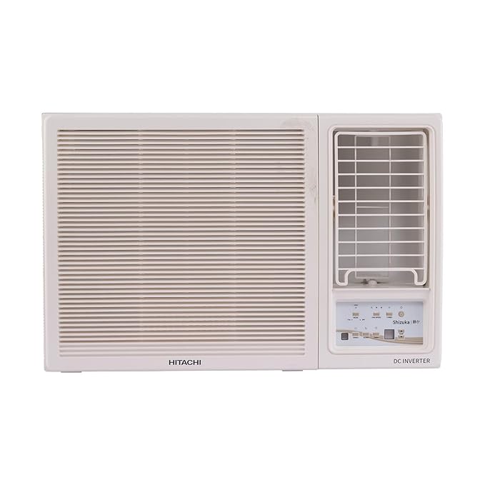 33 Hitachi 1.5 Ton Class 3 Star Window Inverter AC (100% Copper, 100% cooling at 43° Celsius, RAW318HHEO, White) - Image 1