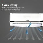 Hitachi 2 Ton Class 5 Star Xpandable+ Inverter Split AC (100% Copper, 4-Way Swing, ice Clean, Dust Filter, 5500STXL RAS.V522PCBISH1, White). - Image 7