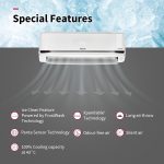 Hitachi 2 Ton Class 5 Star Xpandable+ Inverter Split AC (100% Copper, 4-Way Swing, ice Clean, Dust Filter, 5500STXL RAS.V522PCBISH1, White). - Image 8