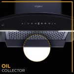 Whirlpool 90cm 1600 m3/hr Filterless Autoclean Kitchen Chimney with 11 Years Warranty on Motor and 5 Years Comprehensive | Made In India | CGFL PRO 904 HAC BK HOOD | Touch + Gesture Control | Black - Image 2