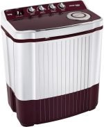 Voltas Beko A Tata Product 7 kg 5 Star 2024 Semi Automatic Top Load Washing Machine Burgundy(WTT70DLIM/UHAB) - Image 4