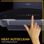Whirlpool 90cm 1600 m3/hr Filterless Autoclean Kitchen Chimney with 11 Years Warranty on Motor and 5 Years Comprehensive | Made In India | CGFL PRO 904 HAC BK HOOD | Touch + Gesture Control | Black - Image 5