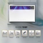 Lloyd 1.5 Ton 5 Star Inverter Window AC (Copper, Convertible 6-in-1 cooling, 4 Way Air Swing, Clean Air Filter,GLW18V5FWTBR, White) - Image 5