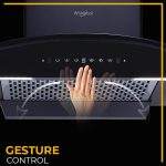 Whirlpool 60cm 1600 m3/hr Filterless Autoclean Kitchen Chimney with 11 Years Warranty on Motor and 5 Years Comprehensive | Made In India | CGFL PRO 604 HAC BK HOOD | Touch + Gesture Control | Black - Image 6