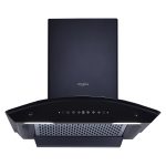 Whirlpool 60cm 1600 m3/hr Filterless Autoclean Kitchen Chimney with 11 Years Warranty on Motor and 5 Years Comprehensive | Made In India | CGFL PRO 604 HAC BK HOOD | Touch + Gesture Control | Black