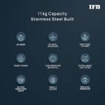 IFB 11 Kg 5 Star with DeepCleanÂ® Technology Powered by AI, Fully Automatic Top Load Washing Machine (2025 Model, TL111IN3S, PowerSteamÂ®, Inbuilt Heater, Aqua Energie, Inox) - Image 10