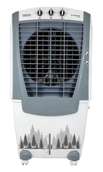USHA Striker 100SD1 Desert Air Cooler for Home with Powerful Airflow, 3-Side Honeycomb Pads, 11m Air Throw & Inverter Compatibility (100L, White)