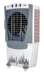 USHA Striker 100SD1 Desert Air Cooler for Home with Powerful Airflow, 3-Side Honeycomb Pads, 11m Air Throw & Inverter Compatibility (100L, White) - Image 3