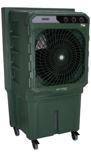7 USHA Air King Plus 135AKPD1 Desert Air Cooler – 135L Capacity, 8000 m3/hr Air Delivery, 25m Air Throw, Honeycomb Pads, 46 cm Exhaust Fan – Ideal for Large Rooms & Semi-Open Spaces - Image 1