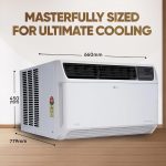 LG 1.5 Ton 3 Star DUAL Inverter Window AC (Copper, Convertible 4-in-1 cooling, 4 Way Air Swing, HD Filter, UW-Q18WUXA, White) - Image 5