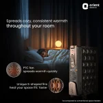 Orient Oil Heater Comforter Collection 2500W 9 Fin Oil Filled Room Heater - Image 2