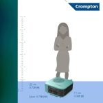 Crompton Insta Comfort Room Heater, 2000 W Heat Convector With 35 W Blower - Image 7