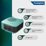 Crompton Insta Comfort Room Heater, 2000 W Heat Convector With 35 W Blower - Image 8