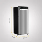 Whirlpool Vitamagic Pro 192L 3 Star Single Door Refrigerator - Aura Steel-Y (73693) - Image 4