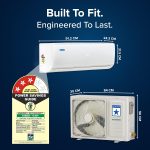 Blue Star 1.4 Ton 3 Star, New Star Rated, Inverter Split AC (Copper,4-Way Swing, DigiQ Hepta Sensor, Blue Fins,Turbo Cool, Comfort Sleep (IA317PXU, White)) - Image 10