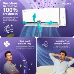 ‎Voltas 1.45 Ton 3 Star Inverter Split AC (Copper, 6-in-1 Adjustable Mode, Sleep Mode, Anti-dust Filter with Anti-Microbial Coating, 183INV Vertis Plush, White) - Image 10