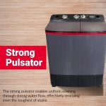 Akai 7 Kg, 5 Star, Semi Automatic Top Loading Washing Machine (AKSA-70DBP) Black - Image 4