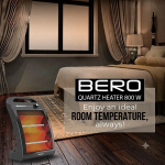 Havells Bero Quartz Room Heater 800 Watt Black - Image 2