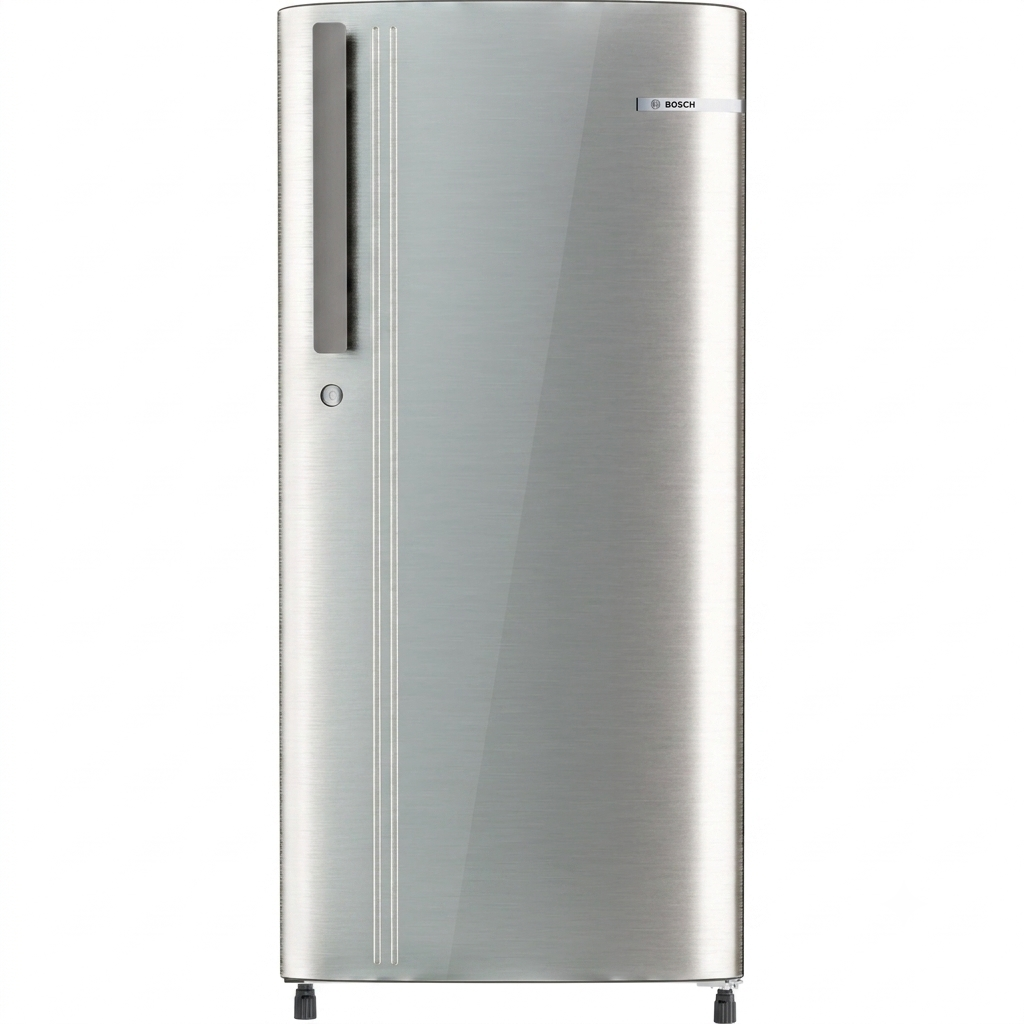 Gemini_Generated_Image_nibu4dnibu4dnibu Bosch Series 2 Single Door Refrigerator with Inverter Compressor, Toughened Glass Shelves, 166 L (COT18S41EI) - Image 1