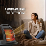 Havells Bero Quartz Room Heater 800 Watt Black - Image 4
