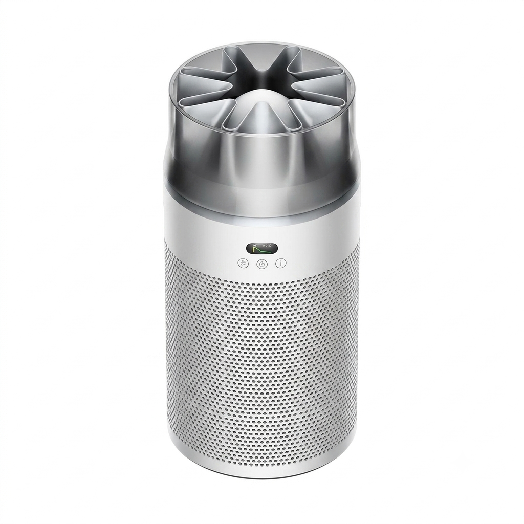 Gemini_Generated_Image_thzmoxthzmoxthzm Dyson HushJet Purifier Compact (White/Silver) - HJ10 - Image 1