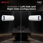 Havells Fabia Slim 15 L Horizontal Left Side Storage Water Heater (Geyser) - Image 5