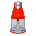 ZANIBO ZECH-300 Electric Vegetable & Fruit Chopper for Kitchen Electric Chopper with 500 ml Capacity (Red)