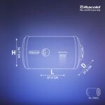Racold CDR DLX Plus RHS 35L Horizontal Energy Efficient Storage Water Heater (Geyser) - Image 2
