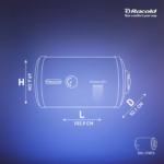 Racold Platinum Nxt 100L RHS Horizontal Energy Efficient Water Heater (Geyser) - Image 2
