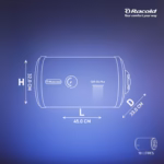 Racold CDR DLX Plus RHS 10L Horizontal Energy Efficient Storage Water Heater (Geyser) - Image 2