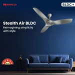 Havells Stealth Air BLDC+ Ceiling Fan 1200 mm Slate - Image 4