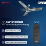 Havells Stealth Air BLDC+ Ceiling Fan 1200 mm Slate - Image 6