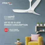 Havells Stealth Air BLDC+ Ceiling Fan 1200 mm Pearl White - Image 6