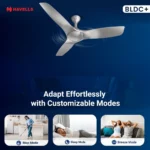 Havells Stealth Air BLDC+ Ceiling Fan 1200 mm Mist - Image 6