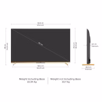 Vu 164cm (65 inches) Masterpiece Frame Series 4K QLED TV 65MASTERPIECE (Armani Gold) - Image 3