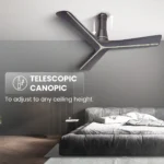Havells Stealth Neo BLDC+ Ceiling Fan 1200 mm Satin Dusk - Image 8