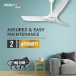 Havells Stealth Air BLDC+ Ceiling Fan 1200 mm Pearl White - Image 9