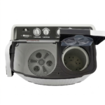 LG 7.5 Kg Semi Automatic Washing Machine, Roller Jet Pulsator, 3 Wash Programs, Dark Grey, 5 Star (P7510RGAZ) - Image 4